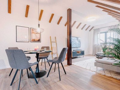 JASPER by Stay Eden - voll ausgestattetes, möbliertes Apartment mit Sauna und Home Gym