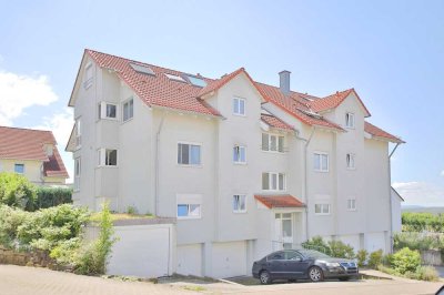 Traumhafte Maisonettewohnung mit Panoramablick in Talheim