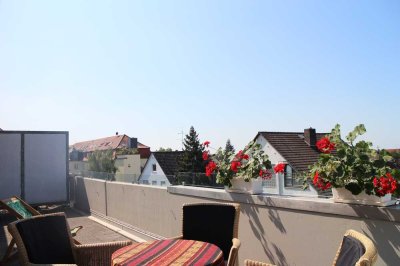 ***Penthousewohnung mit Ausblick *** 26 m2 Süd-West-Terrasse, Aufzug, Einbauküche, DA-BESSUNGEN