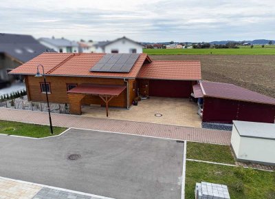 Neuwertiger Blockhausbungalow in bester Lage