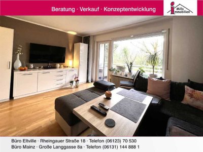 Moderne 1 ZKB-Appartement mit Balkon in zentraler, dennoch ruhiger Lage