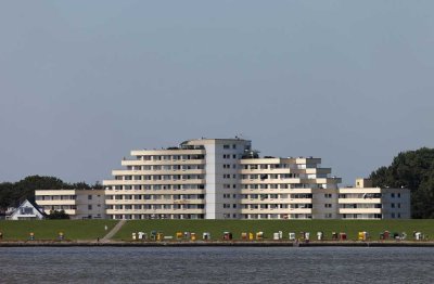 Ferienwohnung in erster Reihe im Haus Nautic mit Schwimmbad und Sauna