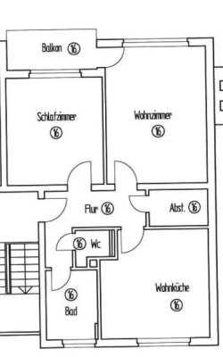 Zwei-Zimmer-Wohnung zur Kapitalanlage