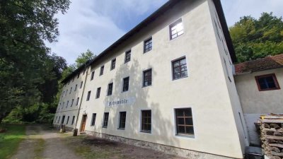 Historische Mühle mit großem Wohntrakt und Nebengebäuden mit Herz und Potential nahe Regensburg