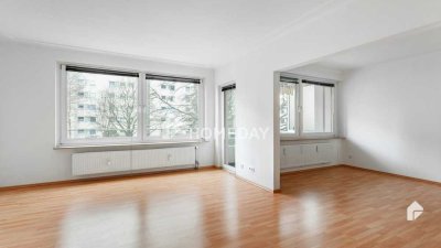 Lichtdurchflutete 3-Zimmer-Wohnung mit Loggia und Duschbad in Laatzen-Mitte