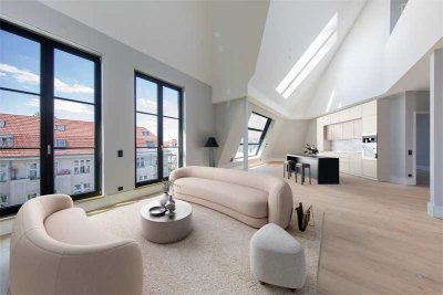 EXTRAVAGANTES DESIGNER-GALERIE-DACH -mit Traumterrasse & Weitblick - nur 250m zum Lietzensee!