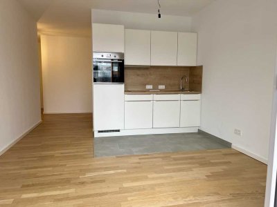 Erstbezug: Moderne 1-Zi. Penthouse Wohnung mit Dachterrasse & EBK