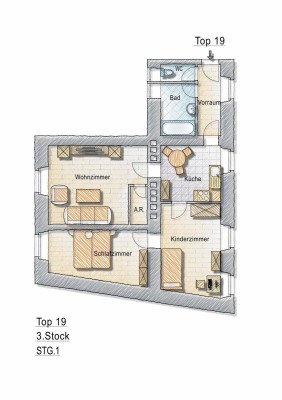 3 Zimmer um NUR € 795,00 inkl. ALLEM, ausser Strom