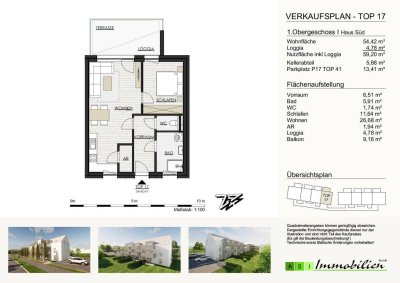 GRÜNE ALLEE GALLNEUKIRCHEN - 2 und 3-Zimmer Wohnungen, 55-70m² NEUBAU ERSTBEZUG