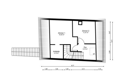 IMMORath.de - Frisch sanierte 3-Zimmerwohnung mit einzigartigem Schnitt und Galerie