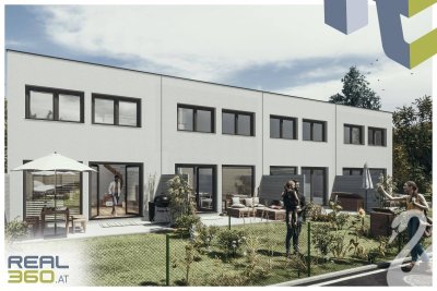 Sofort- od. Mietkauf | Haus 24B/2 in hochwertiger, energieeffizienter Massivholzbauweise mit Eigengarten in Wien-Nähe