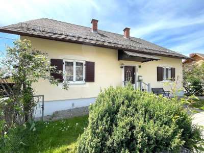 Einfamilienhaus mit großem Garten und Fernblick bis zur Koralpe