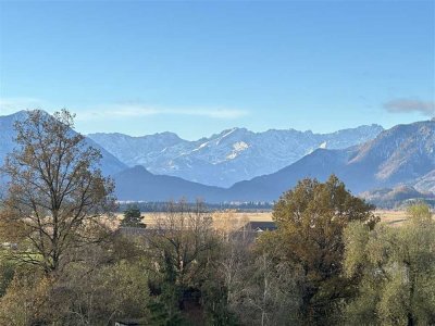 Der Ausblick vom Balkon!
Helle 2-Zimmer-Wohnung mit Südbalkon und tollem Bergblick