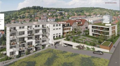 Erstbezug Neubau: barrierefreie 3-Zimmer-Wohnung mit EBK, Terrasse und Garten in Maulbronn