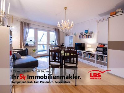 Möbel inklusive - Tolles 1-Zimmer-Apartment mit Balkon