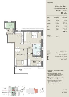 freie Vermietung - Wohnungstyp 3-Zimmer