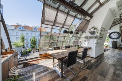 Einzigartiges Penthouse mit großer Terrasse und 2 Garagenplätzen!