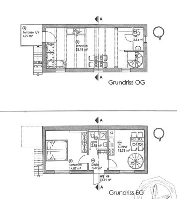 kleine 2 Raumwohnung, perfekt für Singles oder Päärchen