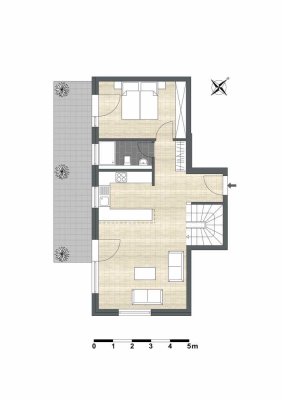 Moderne 3-Zimmer-Maisonette Wohnung im Neubau