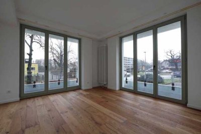 Neuwertige 2-Raum-Terrassenwohnung mit Balkon und Einbauküche in Erkner