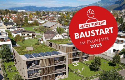 Baustart Frühjahr 2025 fixiert: Optimal aufgeteilte 2-Zimmer Wohnung mit Sonnenterrasse | Wohnbauförderung (Top A06)