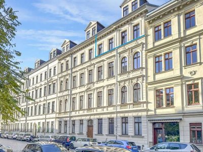 Exklusive Eigentumswohnung im Gründerzeitstil mit Balkon & Premium-Ausstattung in Zentrumlage