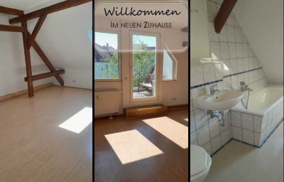 Interesse? Große Drei-Zimmer-Wohnung mit Dachterrasse