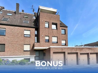 Schicke Maisonette-Wohnung über den Dächern von MG-Rheydt * Wfl. ca. 77 m² * 2x Balkone * Stellplatz