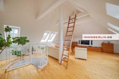 IMMOBERLIN.DE - Toplage! Großzügige Wohnung mit Südloggia, Terrasse + Pkw-Stellplatz