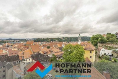 Exklusiver Ausblick übers Dächermeer der Meißner Altstadt aus 2R-DG-Wohnung