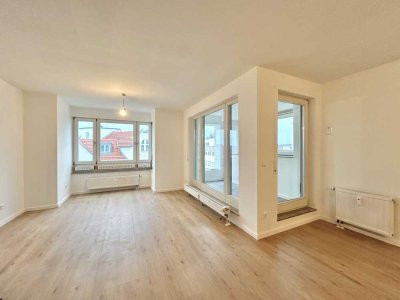 Sonniges 1-Zimmer Apartment mit neuer EBK und Südloggia, TOP neu ausgebaut in Ditzingen Zentrum