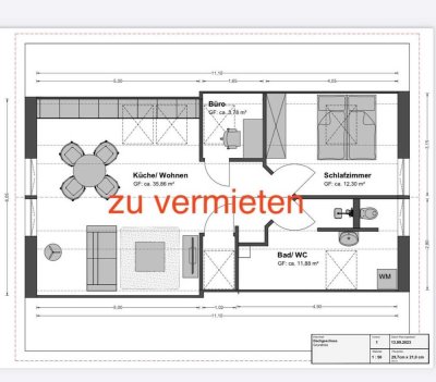 Wunderschöne 3-Zimmer-Dachgeschosswohnung in Riedenberg