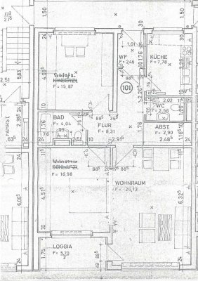 Helle und freundliche  2-Raum-Wohnung mit Balkon in Garbsen