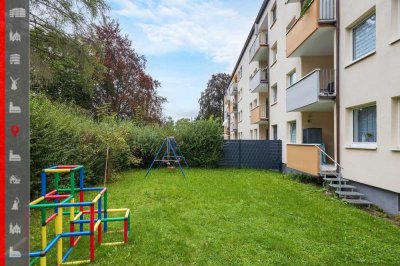 Gepflegte 3-Zimmer Wohnung mit großem Garten in ruhiger Lage am Waldrand