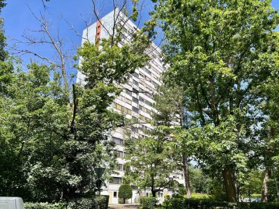 Günstig geschnittene Wohnung mit Grünblick