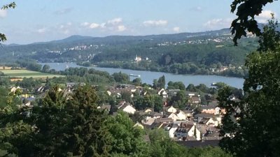 Die besondere Wohnung mit atemberaubendem Rheinblick und riesiger Terrasse