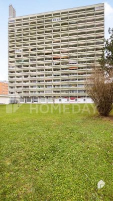 Bezugsfrei! Attraktive 2-Zimmer-Wohnung mit EBK und Loggia in Regensburg