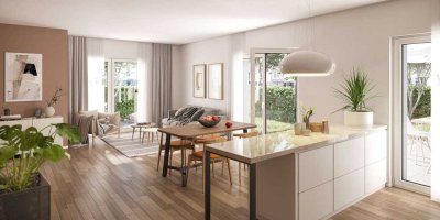 5% Preisnachlass* 3-Zimmer-Maisonettewohnung mit Terrasse und kleinem Garten in Nippes