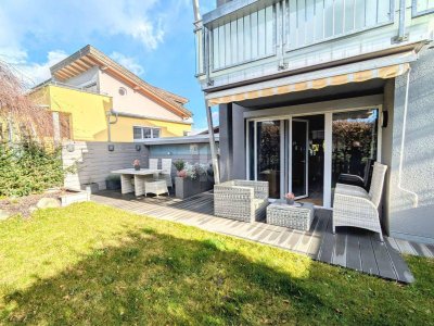 STADTNAH: FAMILIENPARADIES MIT GARTEN, 2 TERRASSEN &amp; BALKON IN BERGIDYLLE