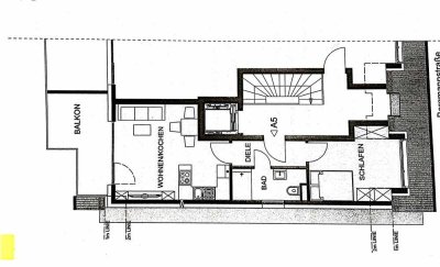 Exklusive 2-Raum-Terrassenwohnung mit luxuriöser Innenausstattung mit Balkon und EBK in Hürth