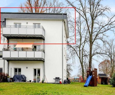 moderne 4 Z.-Wohnung mit Balkon + Garage in Seen Nähe