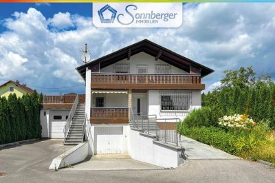 ENNSBLICK – Einfamilienhaus mit Garten und zwei Garagen in Kronstorf