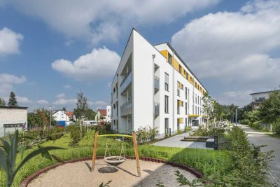 Hochwertige 4-Zimmer Wohnung mit Balkon in architektonisch bemerkenswertem Mehrfamilienhaus