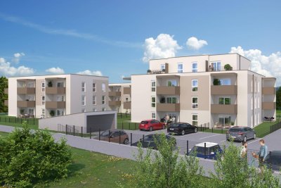 Neubau: geförderte 2-Raum Mietkaufwohnung in Ried Top 806