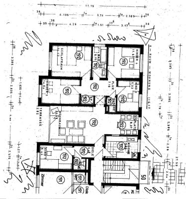 6-Raum-Erdgeschosswohnung mit Garten in Düsseldorf - Bezirk 7