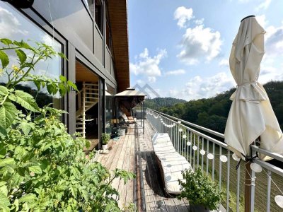 Attraktive 4-Zi-Maisonette-Wohnung mit Waldblick in Heimbach