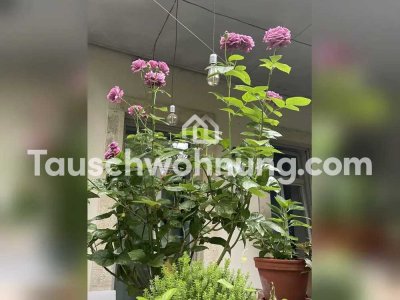 Tauschwohnung: 2 R Wohnung mit großem Balkon 01099 vs. 4-5 R mit Balkon