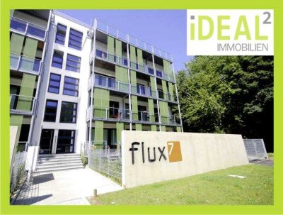 flux7 - Möbliertes und löffelfertig ausgestattetes Penthouse-Apartment mit Dachterrasse
