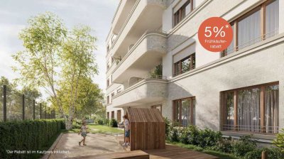 Frühkäuferrabatt von 5%*! Neubau: 1-Zimmer-Studio mit Balkon im 2. Obergeschoss!