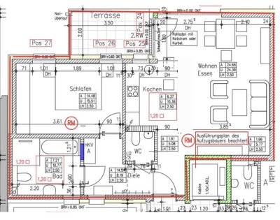 Erstbezug - Ansprechende Erdgeschosswohnung mit Terrasse in Moers - Schwafheim